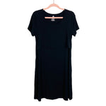 Kindred Bravely Black Eleanora Bamboo Maternity and Nursing Lounge Dress NWT- Size M