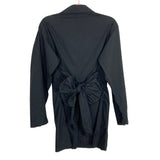 No Brand Black Back Bow Mini Shirt Dress- Size ~XS (see notes)