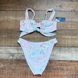 Abercrombie & Fitch Floral with Back Tie Underwire Bikini Top NWT- Size M (sold out online, we have matching bikini bottoms and cover up)