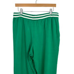 Summersalt Green and White French Terry Pants- Size L (we have matching pullover, Inseam 25”)
