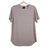 Cuts MEN'S Mauve Elongated Tee- Size XL (see notes)