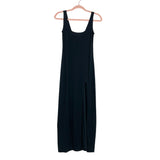 Parade Black Back V with Front Slit Tank Dress- Size S
