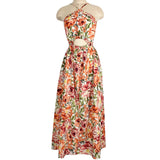 Seven Wonders Exclusive Print Orange Floral Front Cutout Dress NWT- Size XL/10