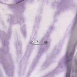 No Brand Purple/White Tye Dye with Personalized CCB Safety Pin Sweatshirt- Size ~S (see notes)