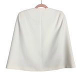 Forever New White Cape Blazer- Size 2 (see notes)