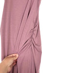 Pink Blush Maternity Mauve Fitted Tank Maxi Dress- Size S