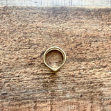 No Brand Gold Double Band Ring- Size 5.5