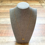 No Brand 18K Gold Heart Pendant Necklace