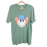 Bella + Canvas Cowboy Smiley Face Tee- Size L