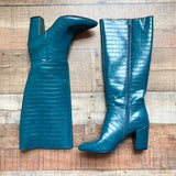 Scoop Green Knee High Boots- Size 8.5 (sold out online, Brand New Condition)