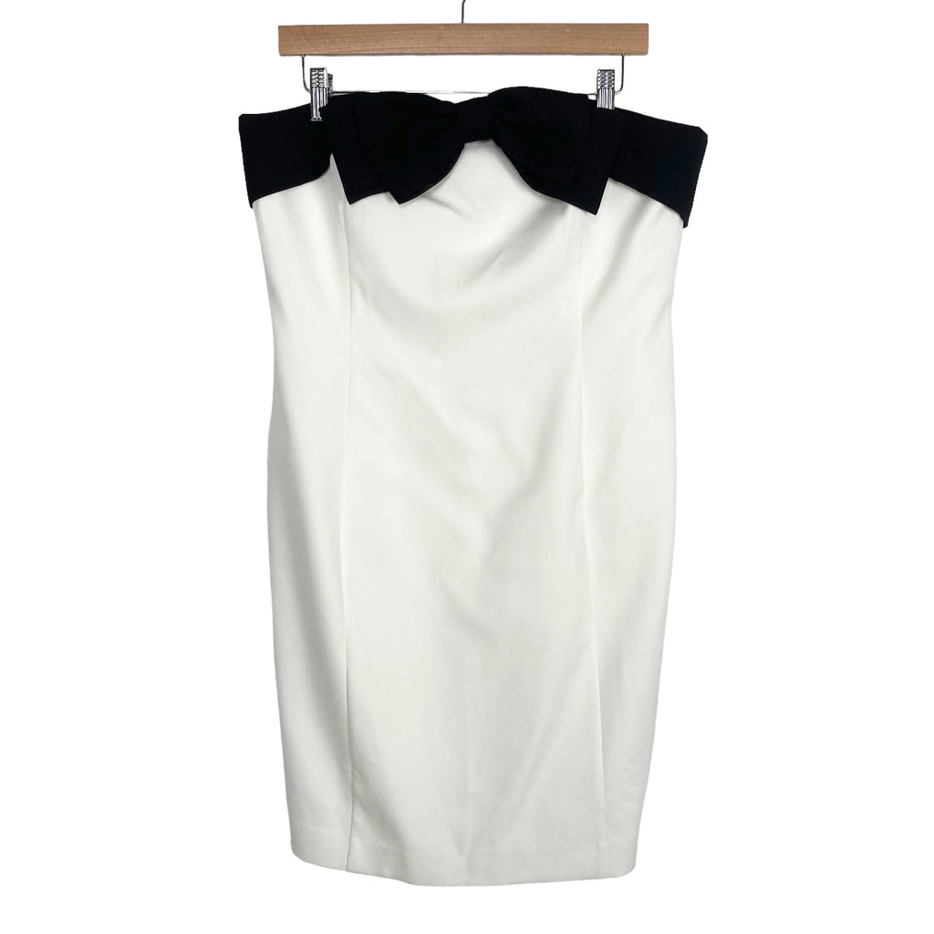 White House Black Market Strapless Colorblock Sheath Dress NWT- Size 1 –  The Saved Collection