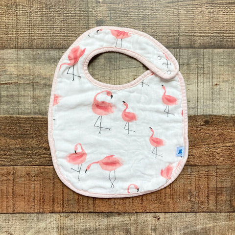 Little Unicorn Flamingo Bamboo Bib