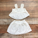 Zara Cream Top and Skirt Set- Size 18-24M (sold as set)