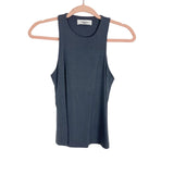 Carly Jean Grey Racerback Tank Top- Size S