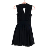 Preen by Thornton Bregazzi Black Side Zipper Dress- Size XS