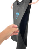 Shein Charcoal Dynamic Fitness Open Sides Tank- Size M (see notes)