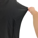 Norma Clare Black 100% Silk One Shoulder Boxy Tunic/Top- Size XS (see notes)