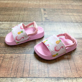 WateLves Toddler Flamingo Slide Sandals- Size 22/23 (US 5/6)