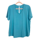Lululemon Blue V-Neck Tee- Size 12