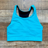 Terez Turquoise Stars Sports Bra- Size XS