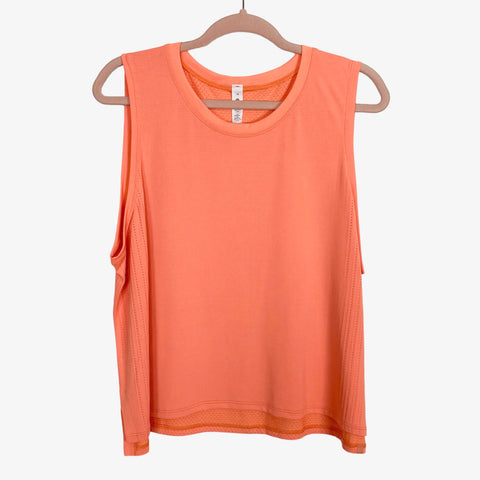 Lululemon Orange Mesh Back Tank NWT- Size 14