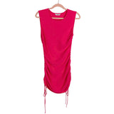Amanda Uprichard Hot Pink with Cinched Tie Sides Dress NWT- Size XS