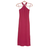 Old Navy Lotus Blossom Ribbed Knit Fitted Halter Midi Dress- Size S (sold out online)