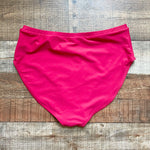 Pink Desert Red Vintage High Waisted Bikini Bottoms NWT- Size XL (see notes)