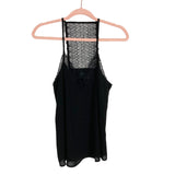 Greylin Black Lace Trim/Back Cami- Size XS