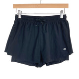 Shefit Black Shorts with Biker Shorts- Size ~S (see notes)