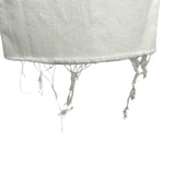 Loft White Frayed Hem Button Front High Rise Kick Crop Jeans- Size 31/12 (Inseam 26”, sold out online)