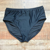 Pink Desert Black Vintage High Waisted Bikini Bottoms- Size XL (sold out online)