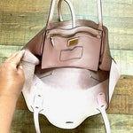 Annabel Ingall Pink Leather Shoulder Bag (see notes)