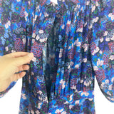 SALONI Silk Floral Off the Shoulder Dress- Size 2