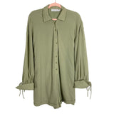 Petal + Pup Sage Button Front with Back Tie Becky Playsuit Romper- Size 10 (sold out online)