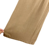 Pink Lily Tan Carrying Your Love Wide Leg Pants- Size XL (Inseam 28”, sold out online)