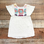 Zara Cream Embroidered Dress- Size 18-24M