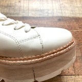 Dolce Vita White Leather Chunky Platform Sneakers- Size 9 (see notes, sold out online)