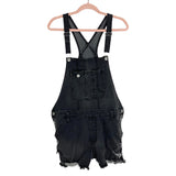 No Boundaries Black Distressed Short Overalls- Size XXL (sold out online)