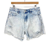 Vervet Light Wash Distressed Jean Shorts- Size L