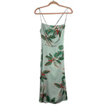 Hutch Palm Print Satin Dress- Size 12