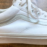 Vans White Old Skool Canvas Sneakers- Size 7.5 (see notes)
