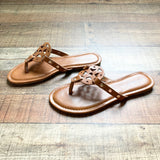 Pierre Dumas Brown Leather Sandals- Size 8.5