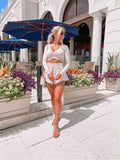 Indah Opal Lindsay Ruffle Shorts NWT- Size S (sold out online, see notes)