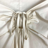 FRAME Cream Puff Sleeve Front Tie Top- Size XS (see notes)