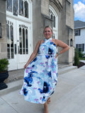Banana Republic Halter Tie Belted Dress NWT- Size L (sold out online)