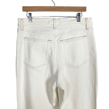 Abercrombie & Fitch Cream The '90s Straight Ultra High Rise Jeans NWT- Size 31/12 R (Inseam 29.5”)