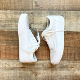 Vans White Old Skool Canvas Sneakers- Size 7.5 (see notes)