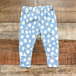 Hanna Anderson Blue with White Polka Dots Pajama Pants- Size 12-18M