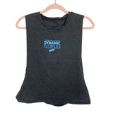 Shein Charcoal Dynamic Fitness Open Sides Tank- Size M (see notes)